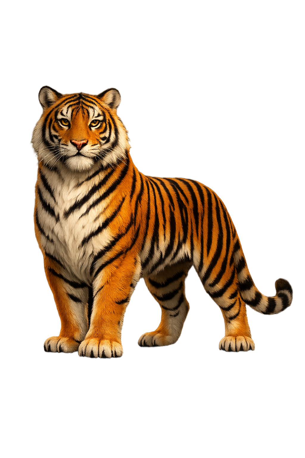 Word Tigers mascot &mdash; a Bengal tiger